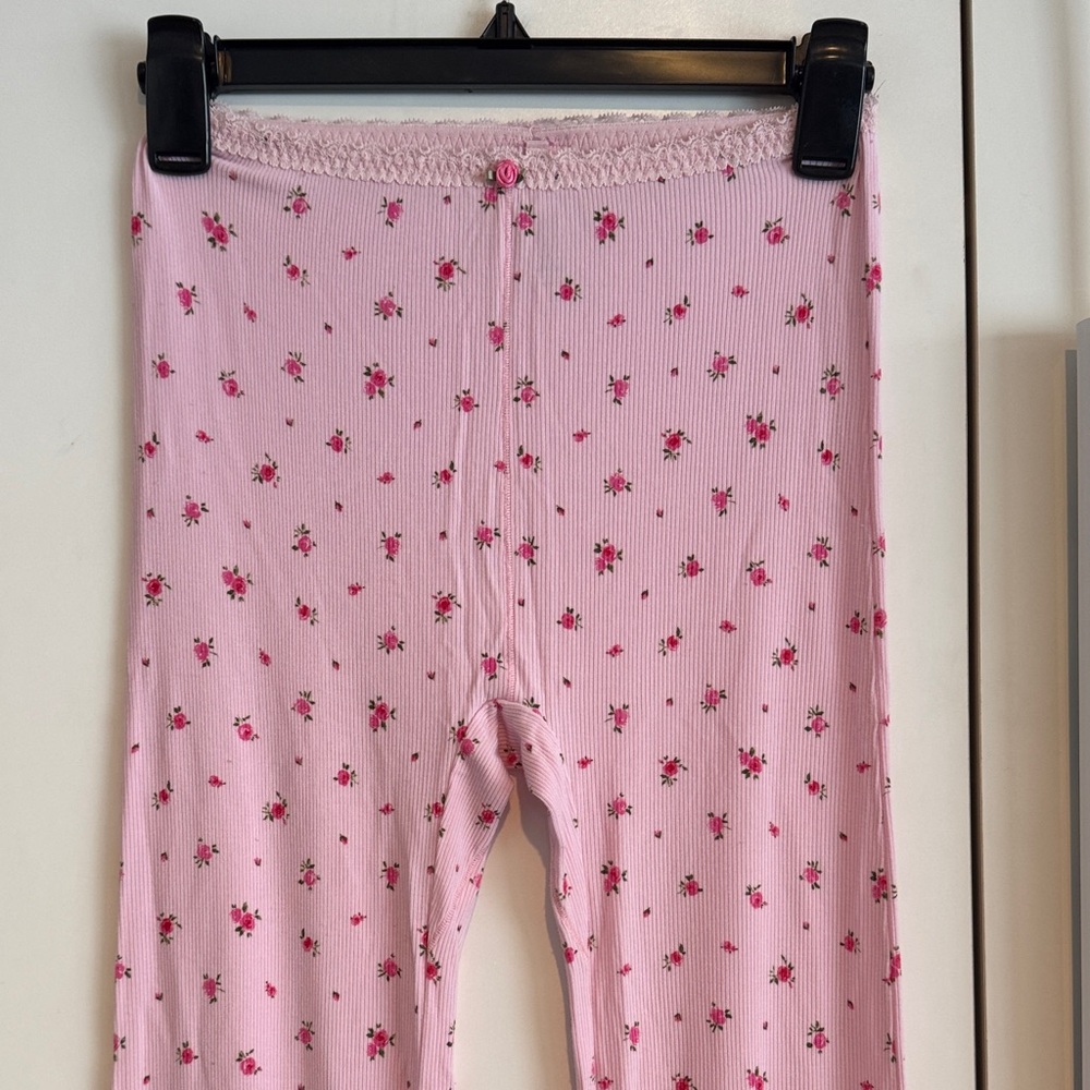 Pink Floral Kids Pajamas